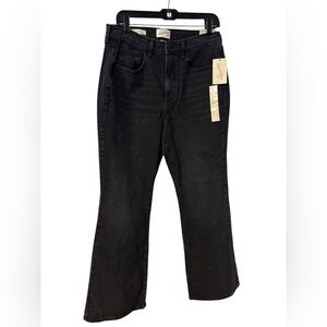 Universal Thread Y2K Women’s Black High Rise Flare 💯 Cotton Denim Jeans